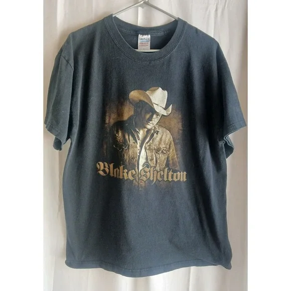 Blake Shelton On Tour Vintage Tshirt Mens Large - Picture 2 of 5